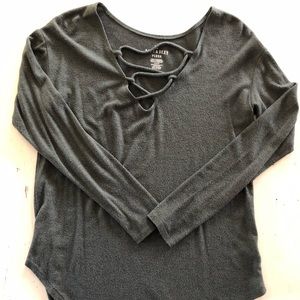 AE Soft & Sexy Jegging Laced Sweater